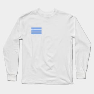 Blue Straps Long Sleeve T-Shirt